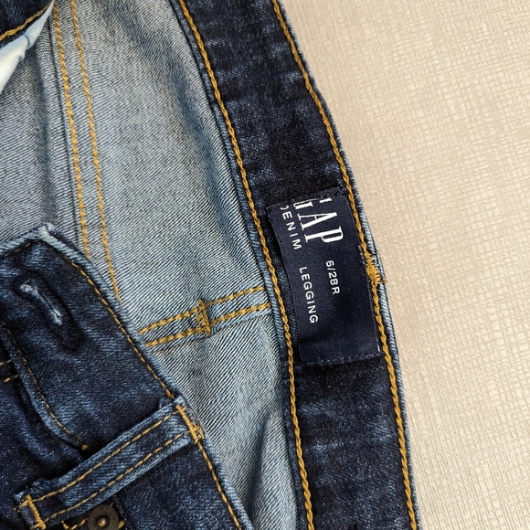 Gap Denim Jean Leggings Size 6/28R - Picture 3 of 3